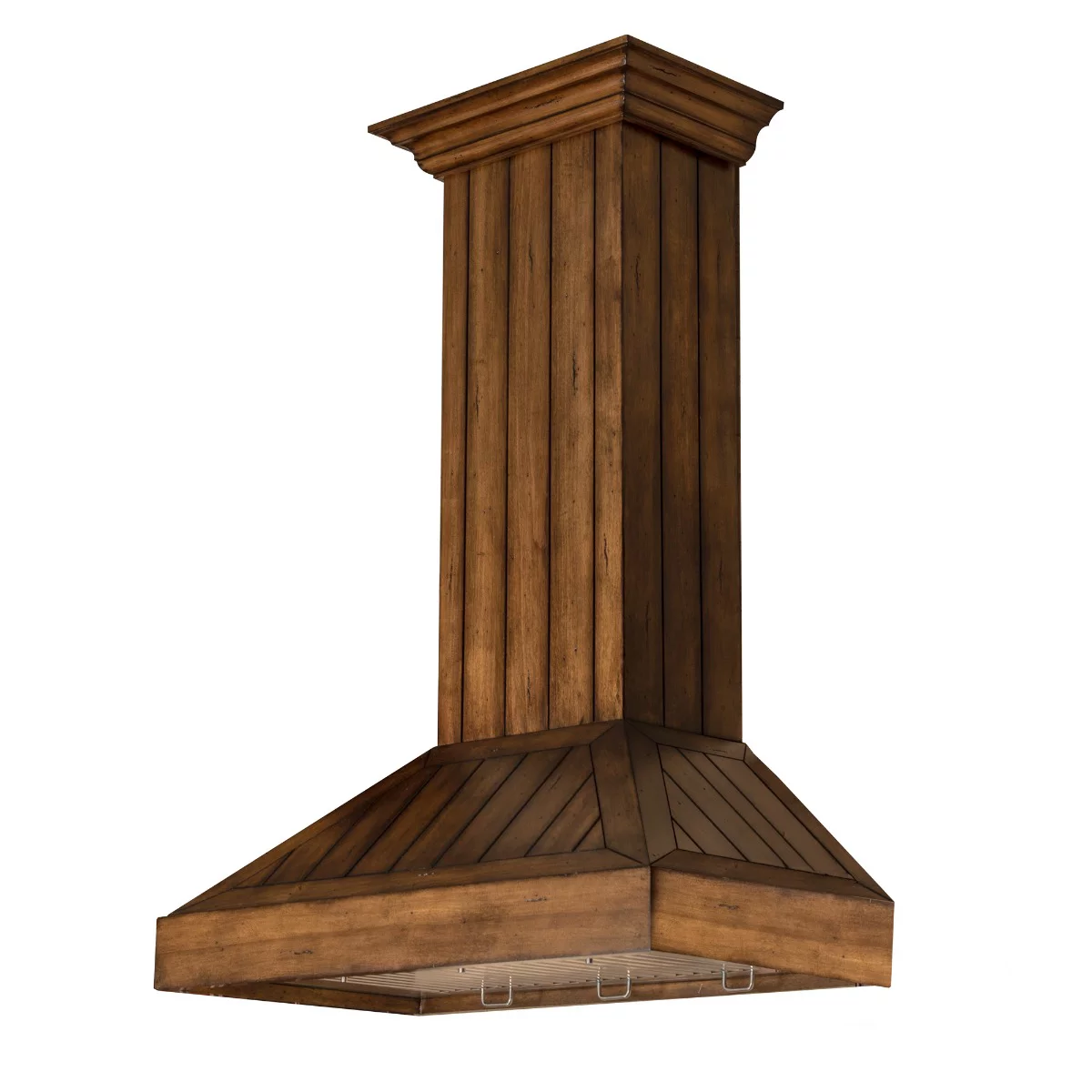 ZLINE 30 in. Wooden Wall Mount Range Hood in Rustic Light Finish - Includes 760 CFM Motor (KPLL-30)