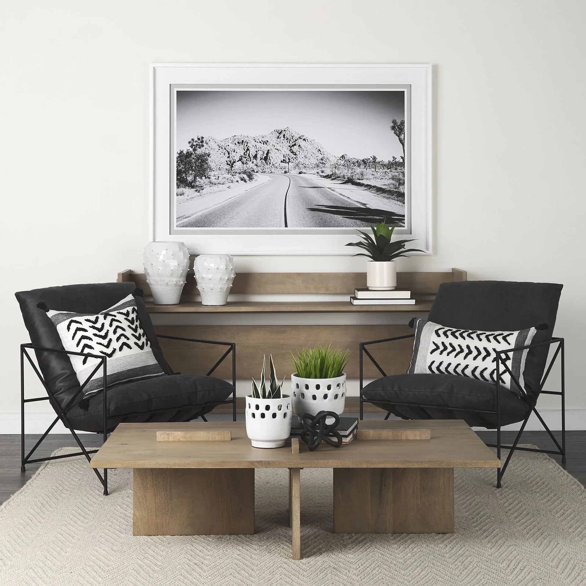 HomeRoots 393175 15 x 34 x 56 in. Rectangle Wooden Coffee Table, Light Natural Brown