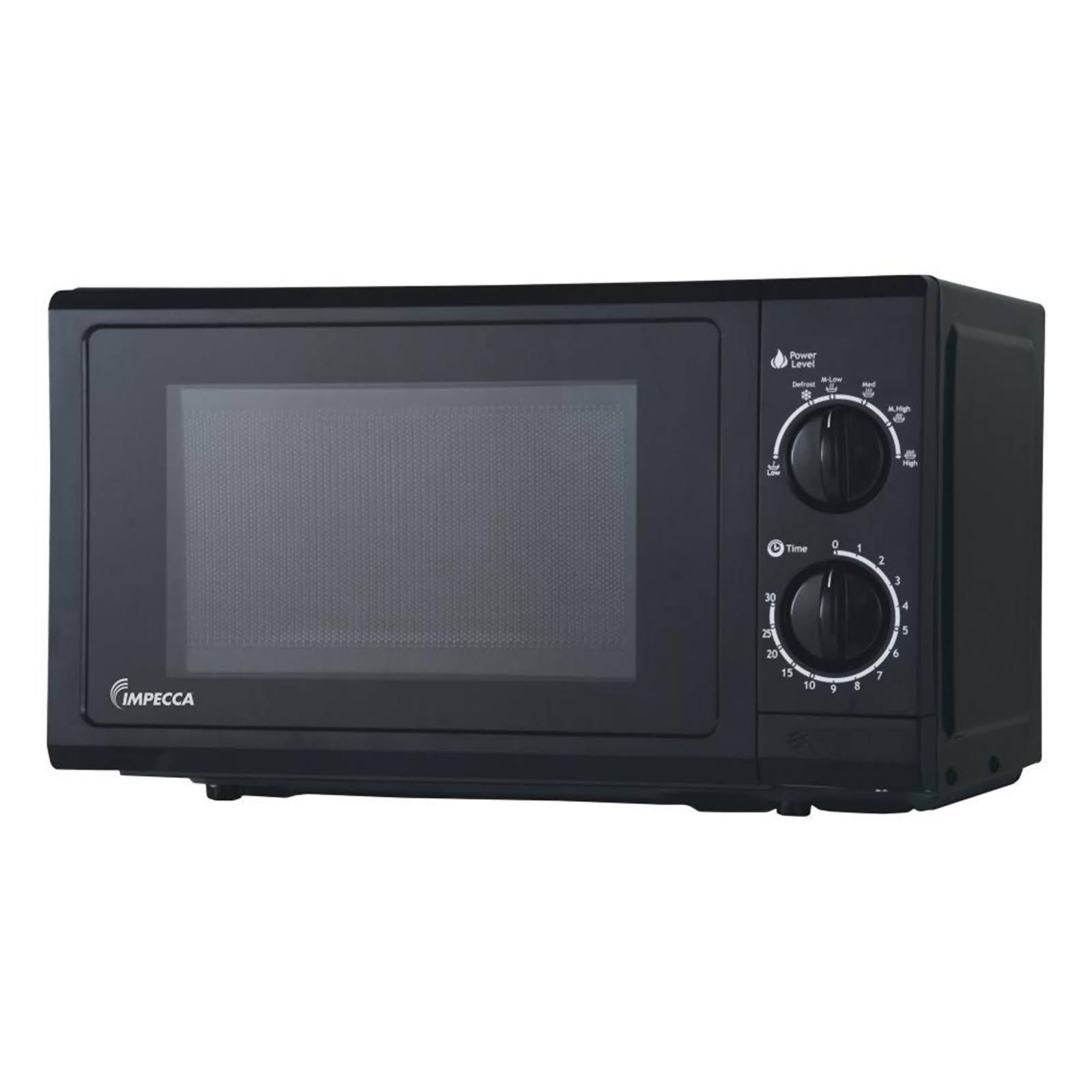 Impecca 0.6 Cu. ft. 700 Watts Countertop Microwave Oven - Black