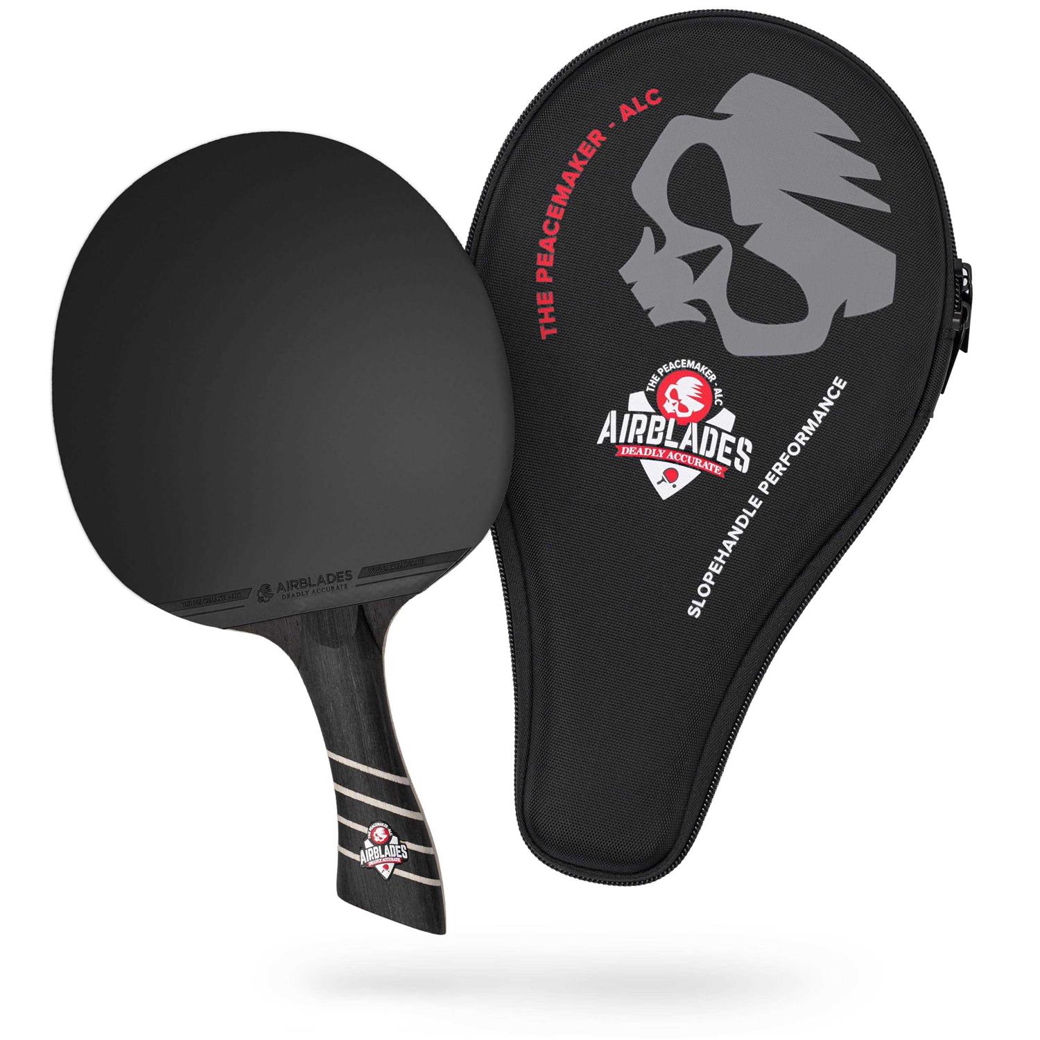 AirBlades The Peace Maker ALC Professional Ping Pong Paddle Carbon Fiber Table Tennis Racket Producing Maximum Spin &amp; Control for All Levels