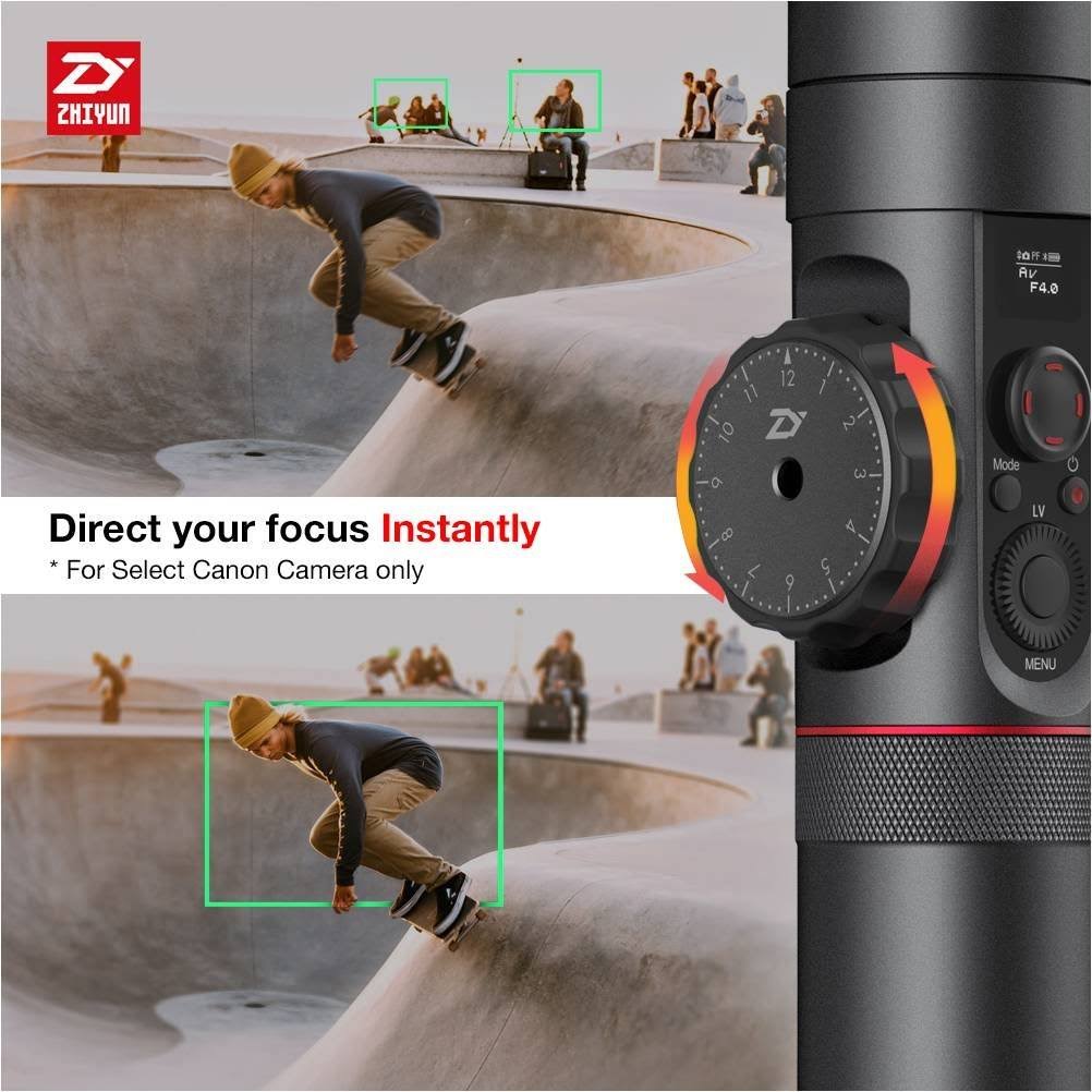 Zhiyun Crane 2 2018 3-Axis Gimbal for Dslr Camera, Get Free Servo Follow Focus
