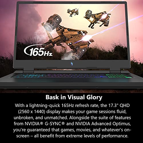 Acer Nitro 17 Gaming Laptop | AMD Ryzen 7 7840HS | NVIDIA GeForce RTX 4060 | 17.3" QHD 165Hz IPS Display | 2TB Gen 4 SSD | 64GB RAM | Wi-Fi 6E | US