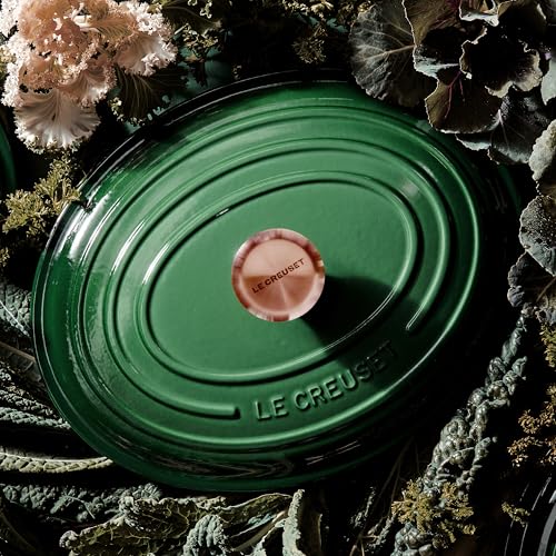Le Creuset Signature 8-quart Oval Dutch Oven with Copper Knob - Enameled Cast Iron (Artichaut)