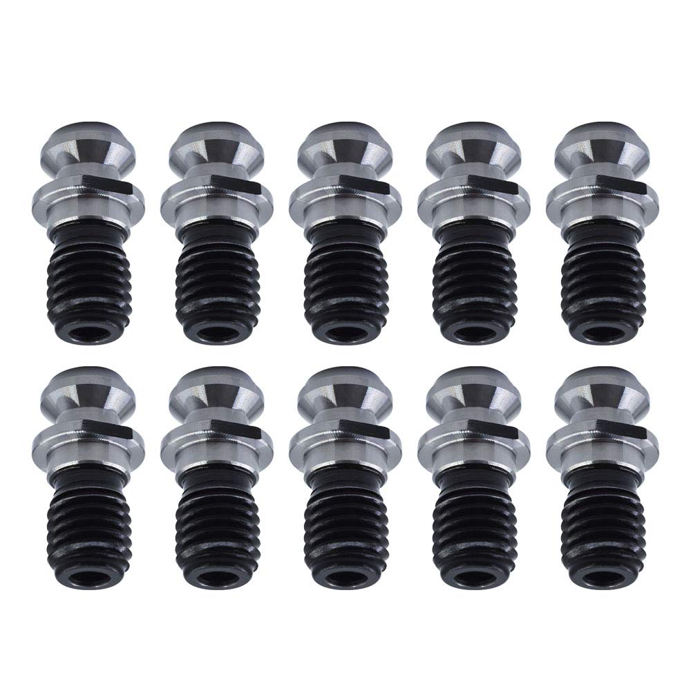 10 pcsCAT40 45°0.740Coolant Pull Stud Retention Knob for Mazak Fadal HURCO Okuma Pack of 2
