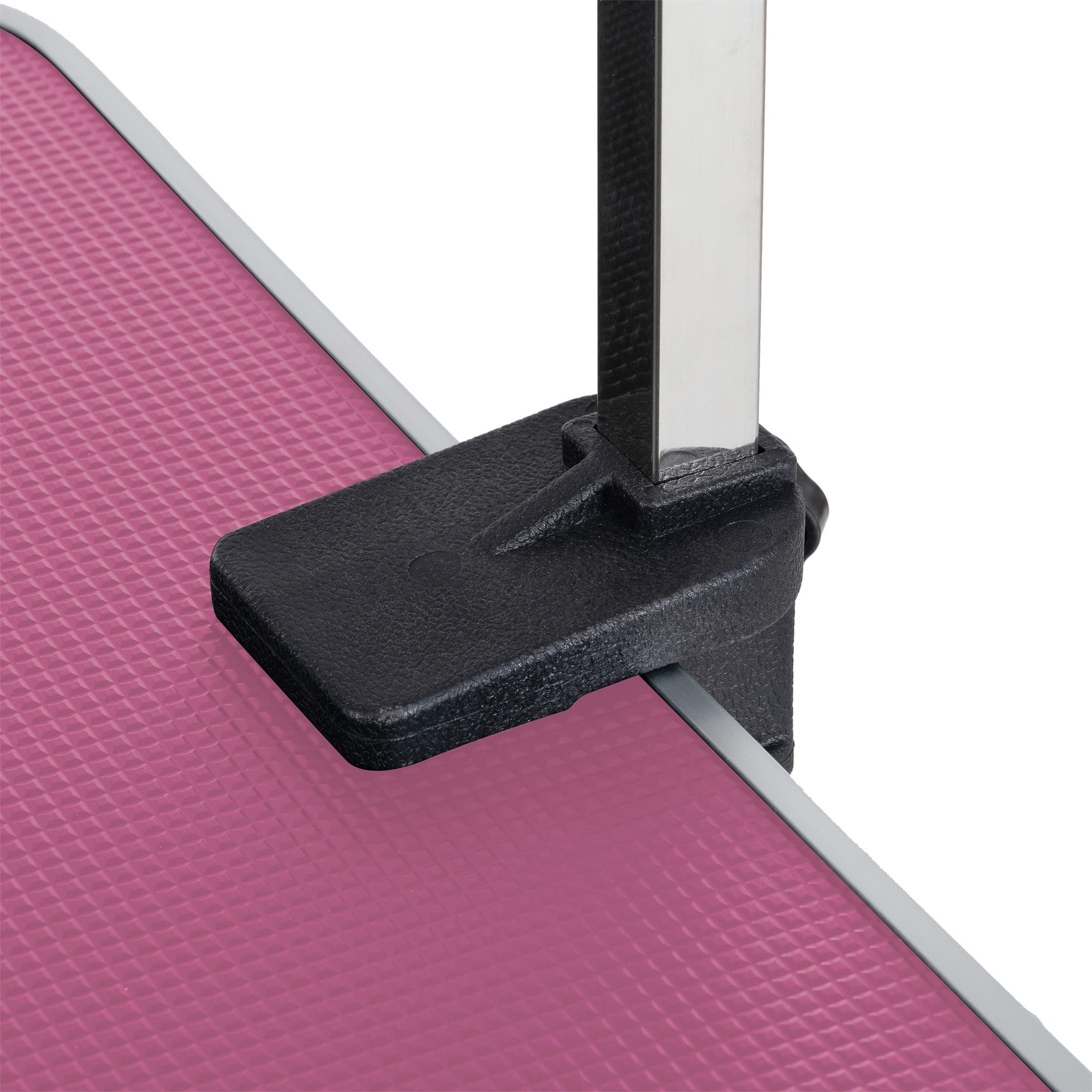Pefilos 42" Pet Grooming Table for Large Dogs Adjustable Height Portable Trimming Table Drying Table w/Arm/Noose/Mesh Tray, Pink