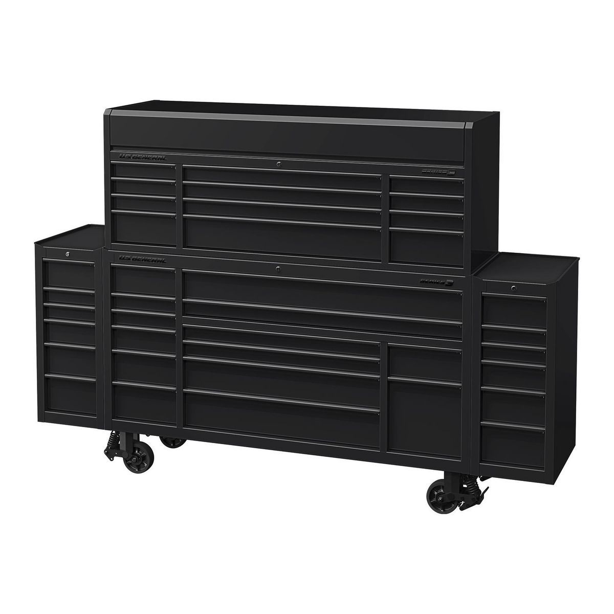 U.S. GENERAL 15 in. End Cabinet, Series 3, Slate Gray