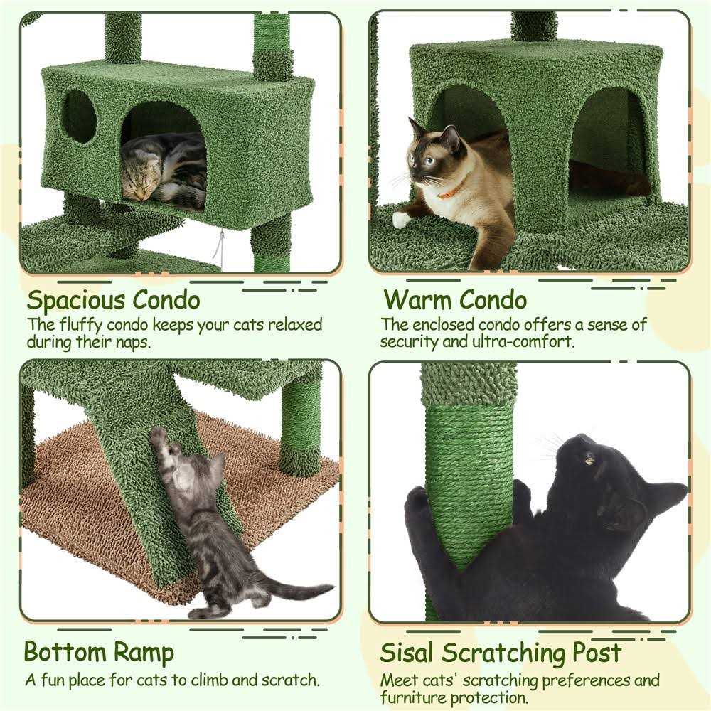Yaheetech H Cat Tree Cat Tower with Natural Sisal for Small - Pet Supplies online store