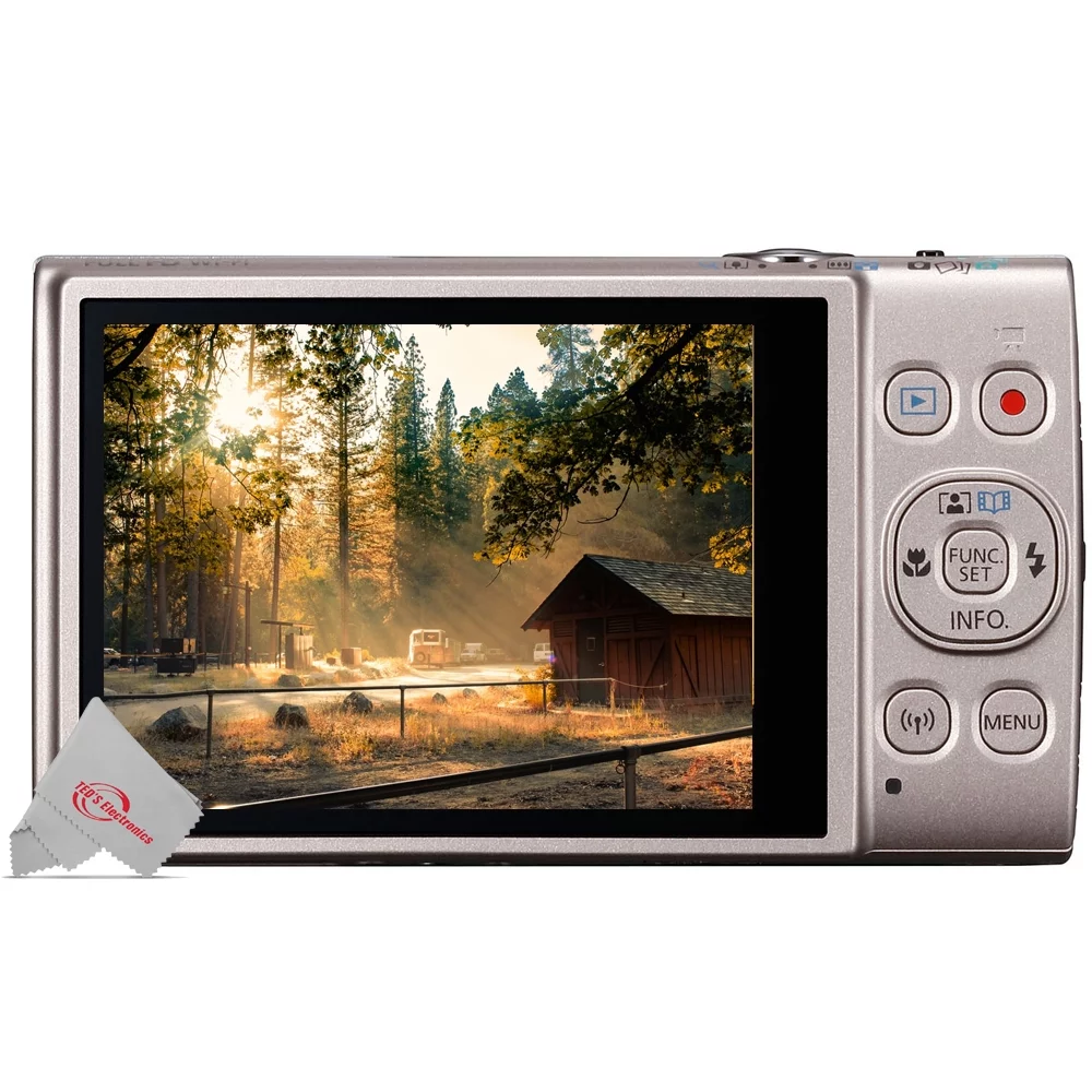 Canon PowerShot IXUS 285 / ELPH 360 HS 12X Optical Zoom Digital Camera (Silver) - Radiant Selections