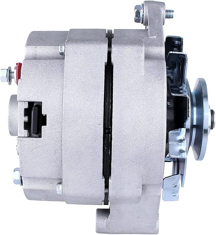 Rareelectrical NEW DELCO TYPE SINGLE 1 ONE WIRE SELF ENERGIZING SE ALTERNATOR COMPATIBLE WITH 12 VOLT 63 AMP