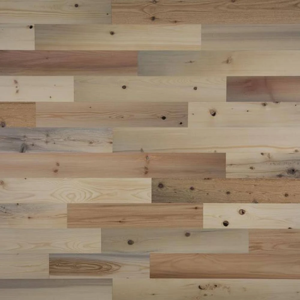 Timberchic River Reclaimed Wooden Wall Planks - Simple Peel and Stick application. (4x22 Wide - 40 Sq. ft, River Planks)