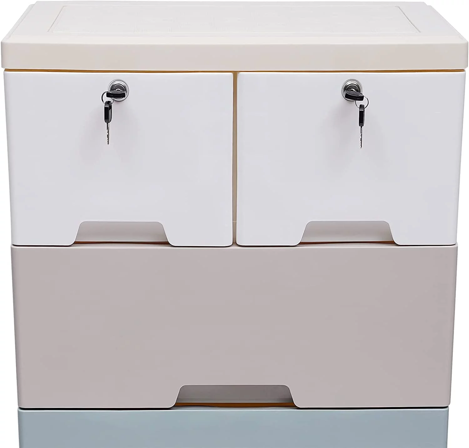 Miumaeov Plastic Drawers for Clothes, Storage Cabinet with 6 Drawers, Closet Drawers Tall Dresser Organizer for Clothes, Living Room