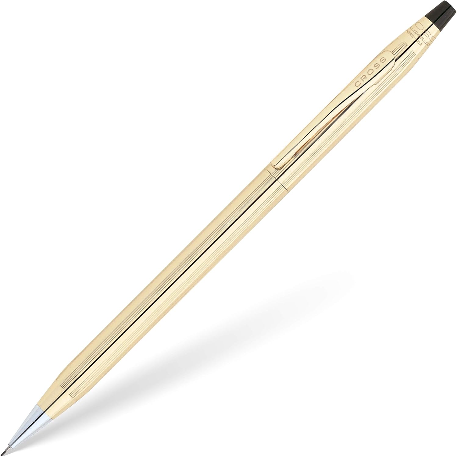 Cross Classic Century Black Lacquer Selectip Rollerball Pen with Chrome Appointments Pack of 2