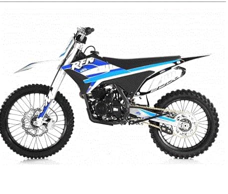 HHH Apollo RFN Thunder Proactive 250 Dirtbike 5 Speed 250cc Bike Racing Dirt Bike (Blue)