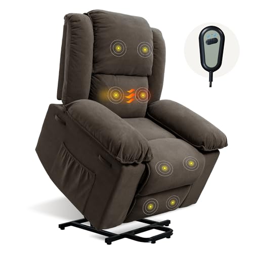 FLEXISPOT XL2 Power Lift Recliner Chair for Elderly, Electric Lift Recliner Chair for Adults with Massage and Heat
