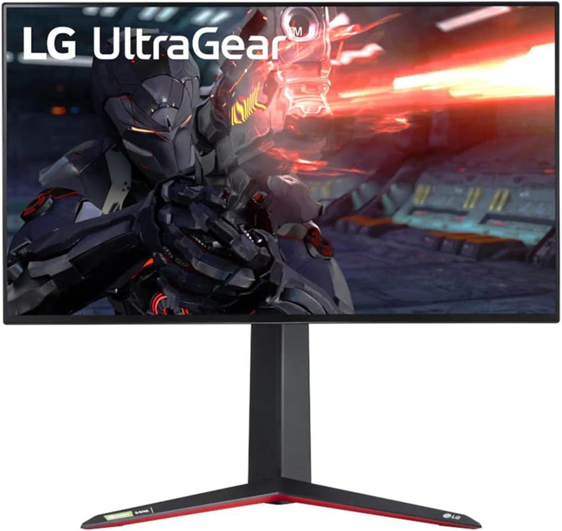 LG 27 Inch UHD (3840 x 2160) Nano IPS Display, AMD FreeSync, Ultragear Gaming Monitor, 1ms Response Time, 144Hz Refresh Rate
