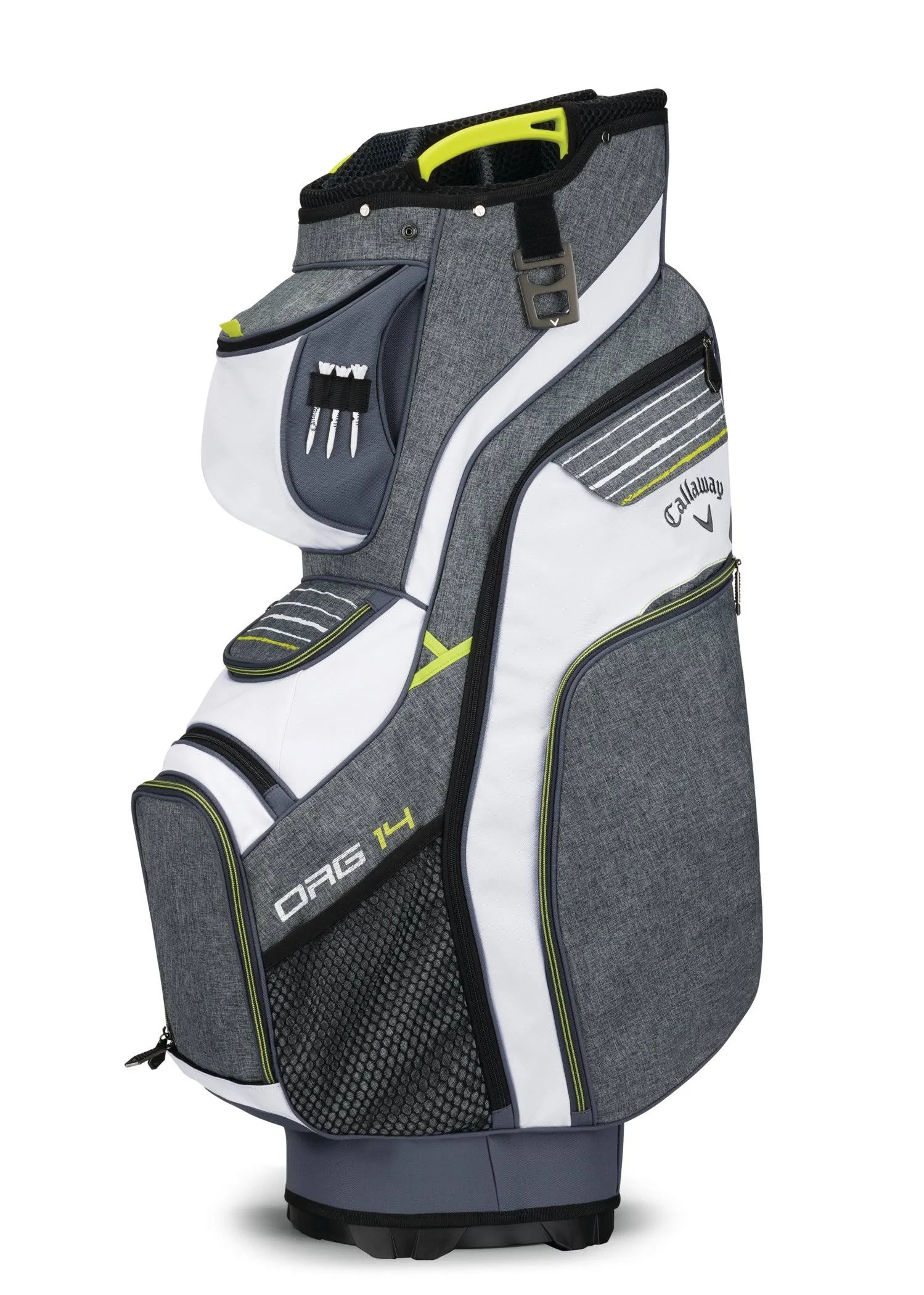 Callaway Org 14 Cart Bag - Red-Titanium-White
