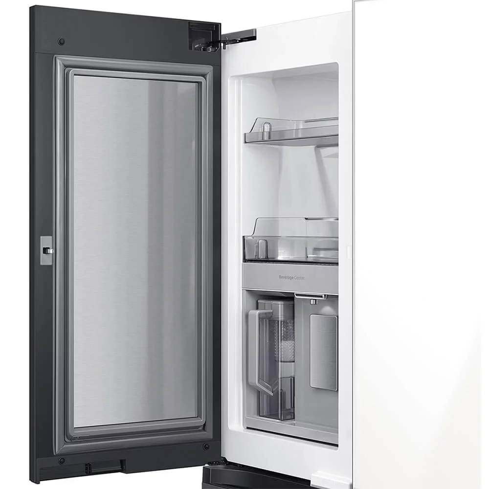 Samsung RF23A967535 23 Cu. Ft. White Glass Smart BESPOKE 4-Door Flex Refrigerator