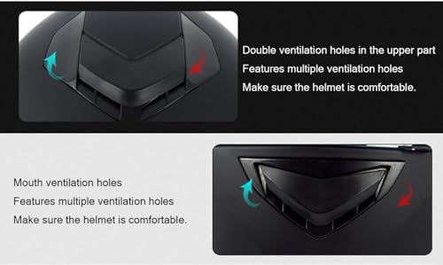 Motorcycle Bluetooth Modular Helmet Full Face Flip Up Anti-Fog Double Visor Helmet Built-in Dual Speaker with Microphone for Adult Men and Women