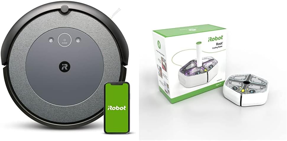 iRobot Roomba i3 EVO (3150) Wi-Fi Connected Robot Vacuum – Now Clean by Room with Smart Mapping Works with Alexa Ideal for Pet Hair Carpets & Hard