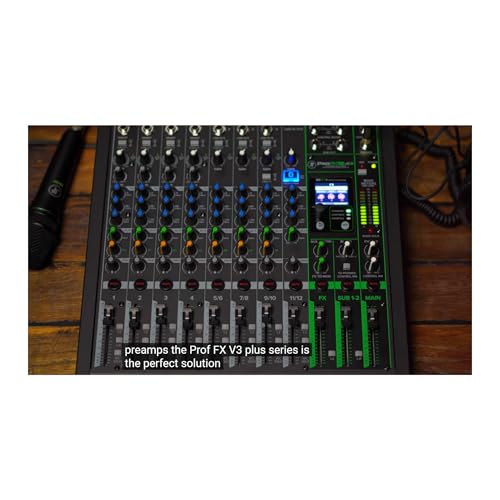 Mackie ProFX10 Go Battery-powered 10-channel Mixer with USB and Enhanced Effects