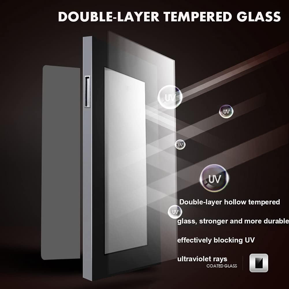 20 Bottle Freestanding Wine Refrigerator, Quiet Countertop Wine Cooler, Wine Refrigerator with Digital Temperature Control and Glass Door