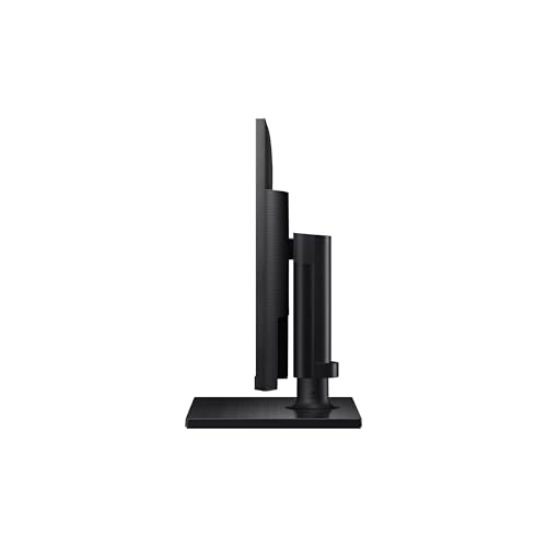 SAMSUNG FT45 Series 27-Inch FHD 1080p Computer Monitor, 75Hz, IPS Panel, HDMI, USB Hub, Height Adjustable Stand, 3 Yr WRNTY (LF27T450FQNXGO),Black