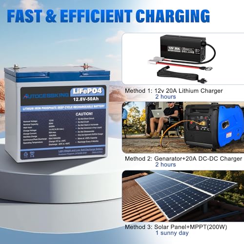 12V 100Ah BCI Group 24 LiFePO4 Battery, 100A BMS Rechargeable Mini Lithium Battery with Low-Temp Protection, Up to 15000 Cycles Perfect for RV