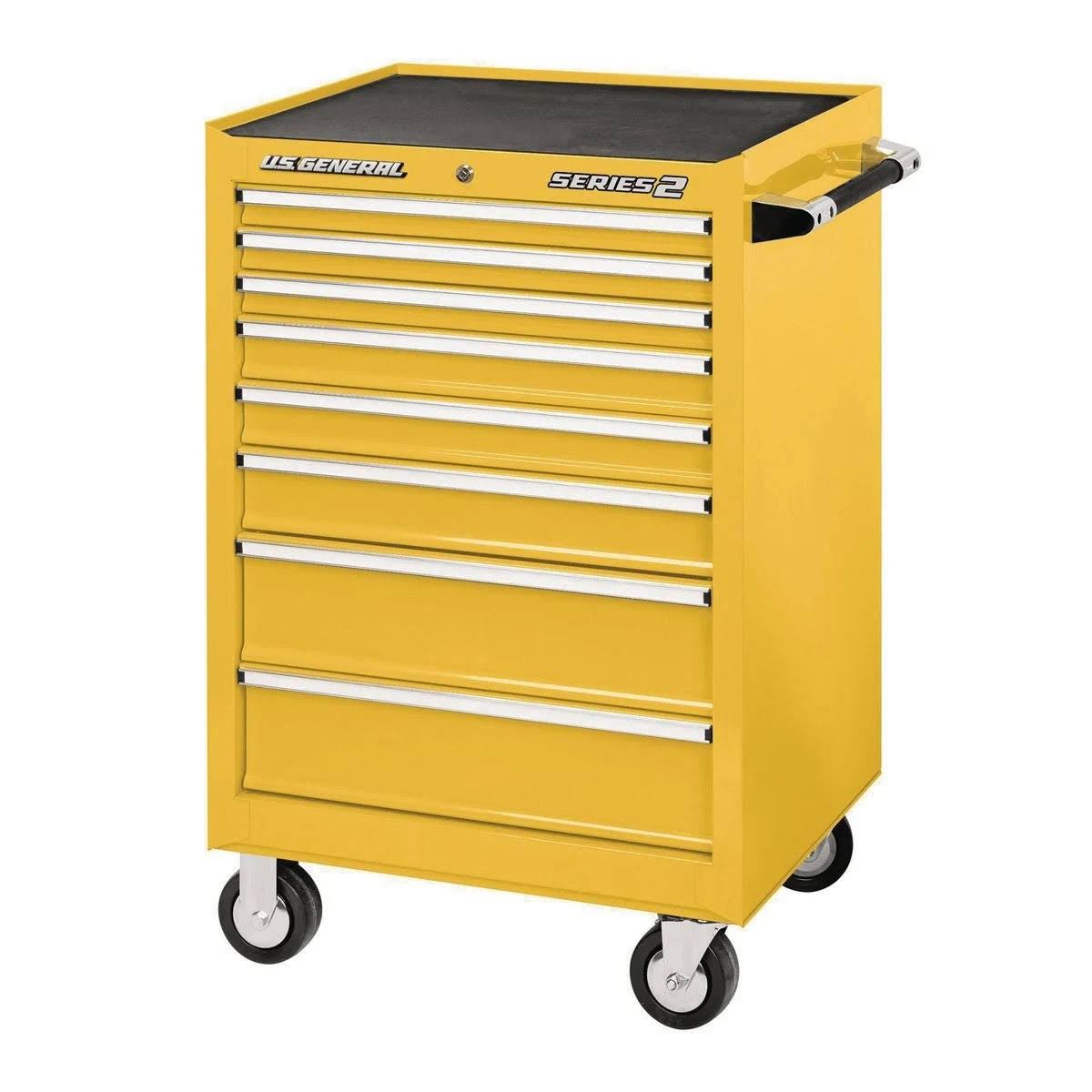 U.S. General 26 in. x 22 in. Single Bank Roller Cabinet, Yellow 56233