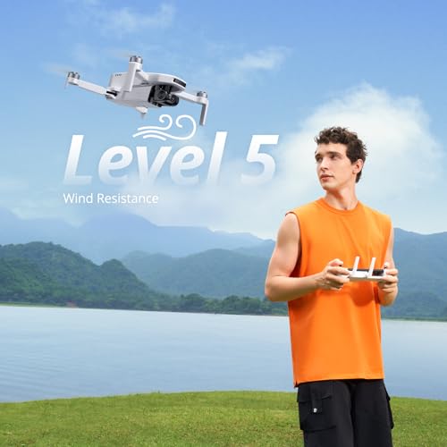 Potensic ATOM LT GPS Drone Under 249g, 2 Batteries 80 Mins, EIS 2.5K Camera, 4KM FPV Transmission, Brushless Motor, Auto Return, SurgeFly
