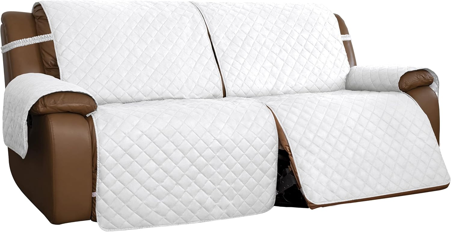 Easy-Going Recliner Sofa Cover, Reversible Couch Cover for Double Recliner, Split Sofa Cover for Each Seat