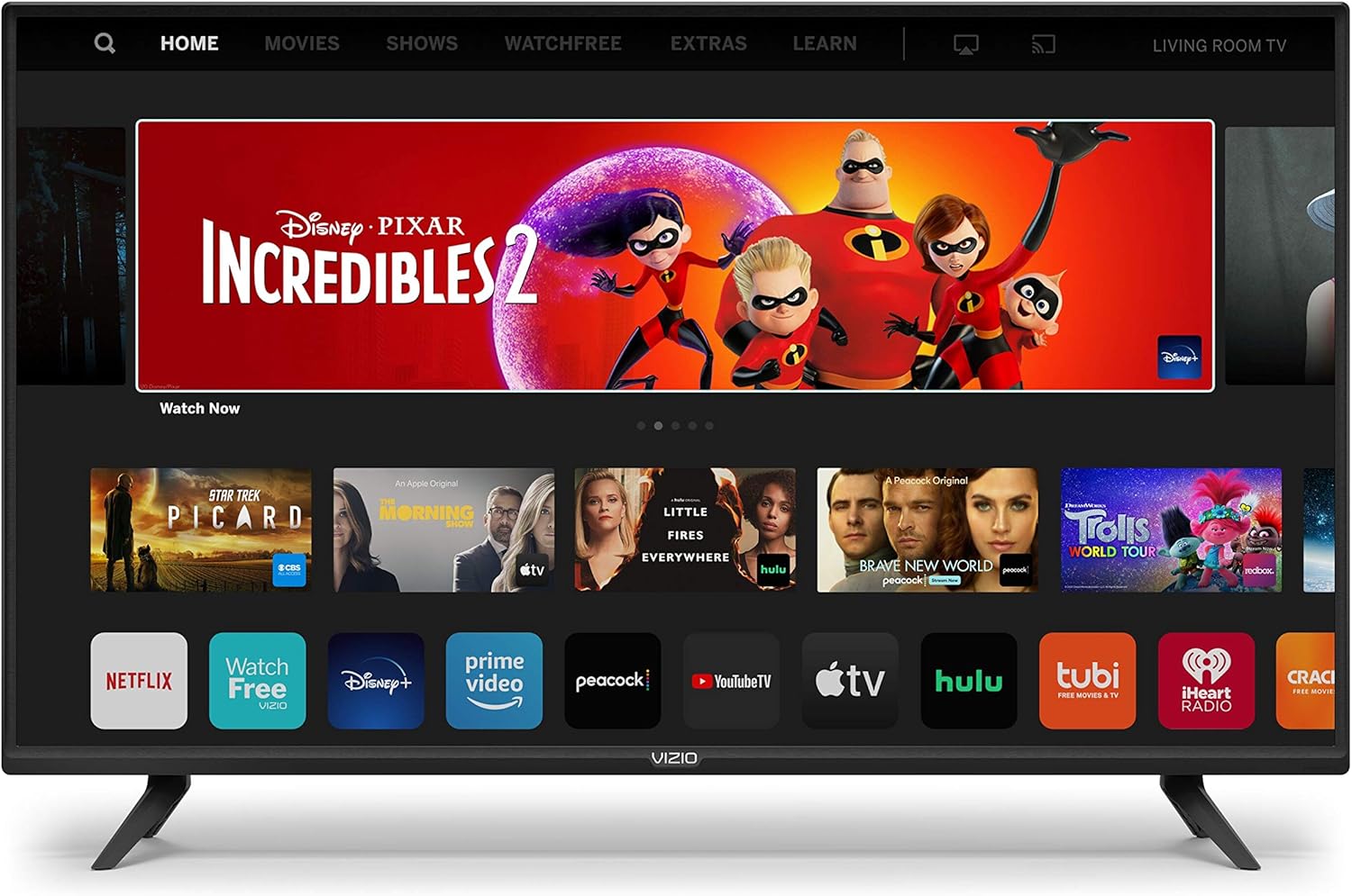 VIZIO 32-inch D-Series - Full HD 1080p Smart TV with Apple AirPlay and Chromecast Built-in, Screen Mirroring for Second Screens