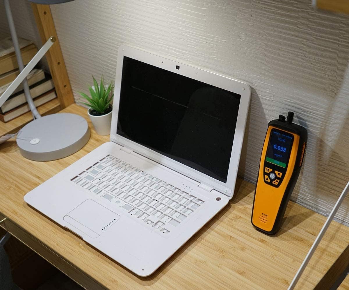Temtop M2000 Air Quality Monitor CO2 Meter PM2.5 HCHO Temperature Audio Alarm Easy Calibration