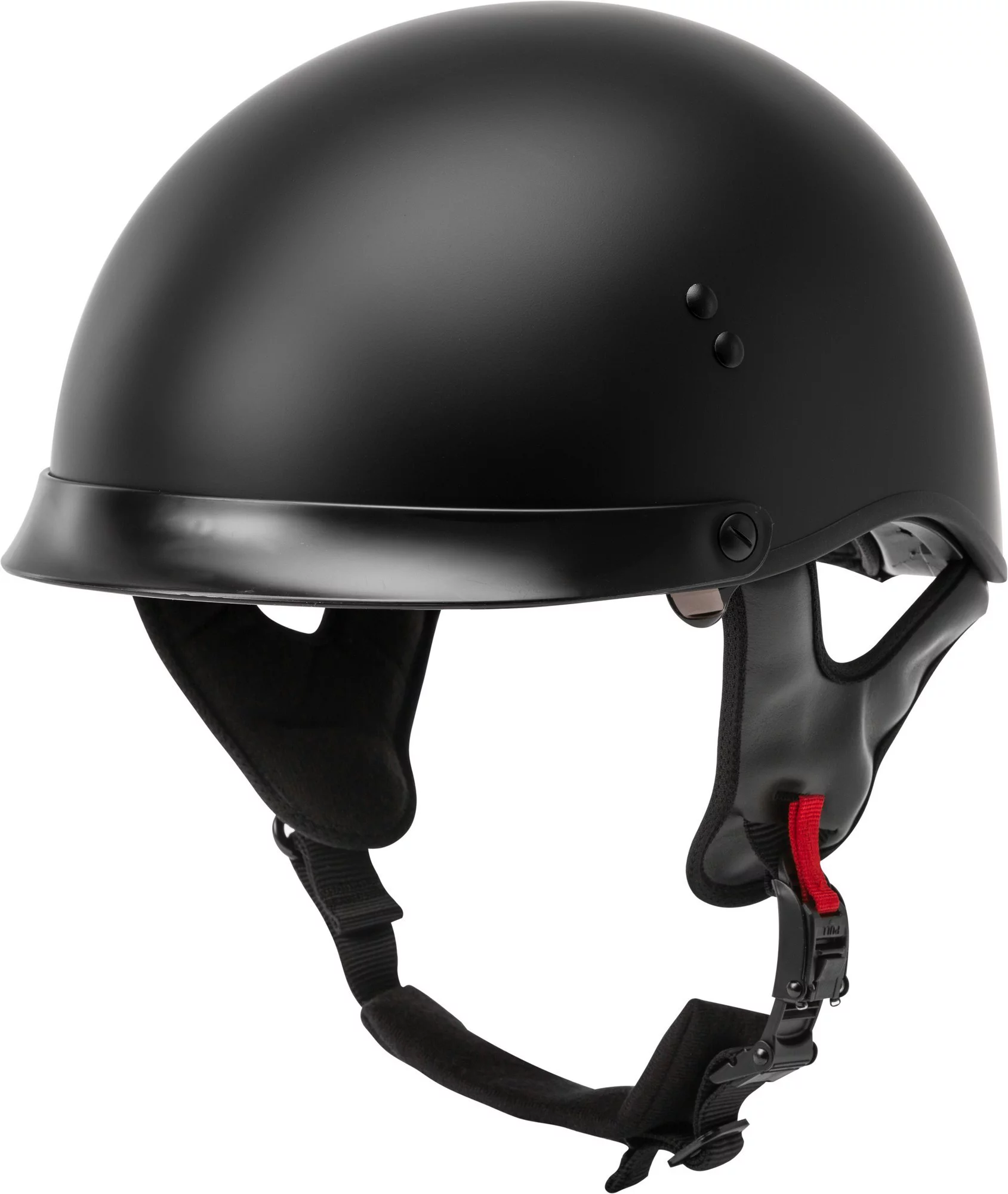 GMAX HH-65 Half Helmet - Full Dressed Matte Black