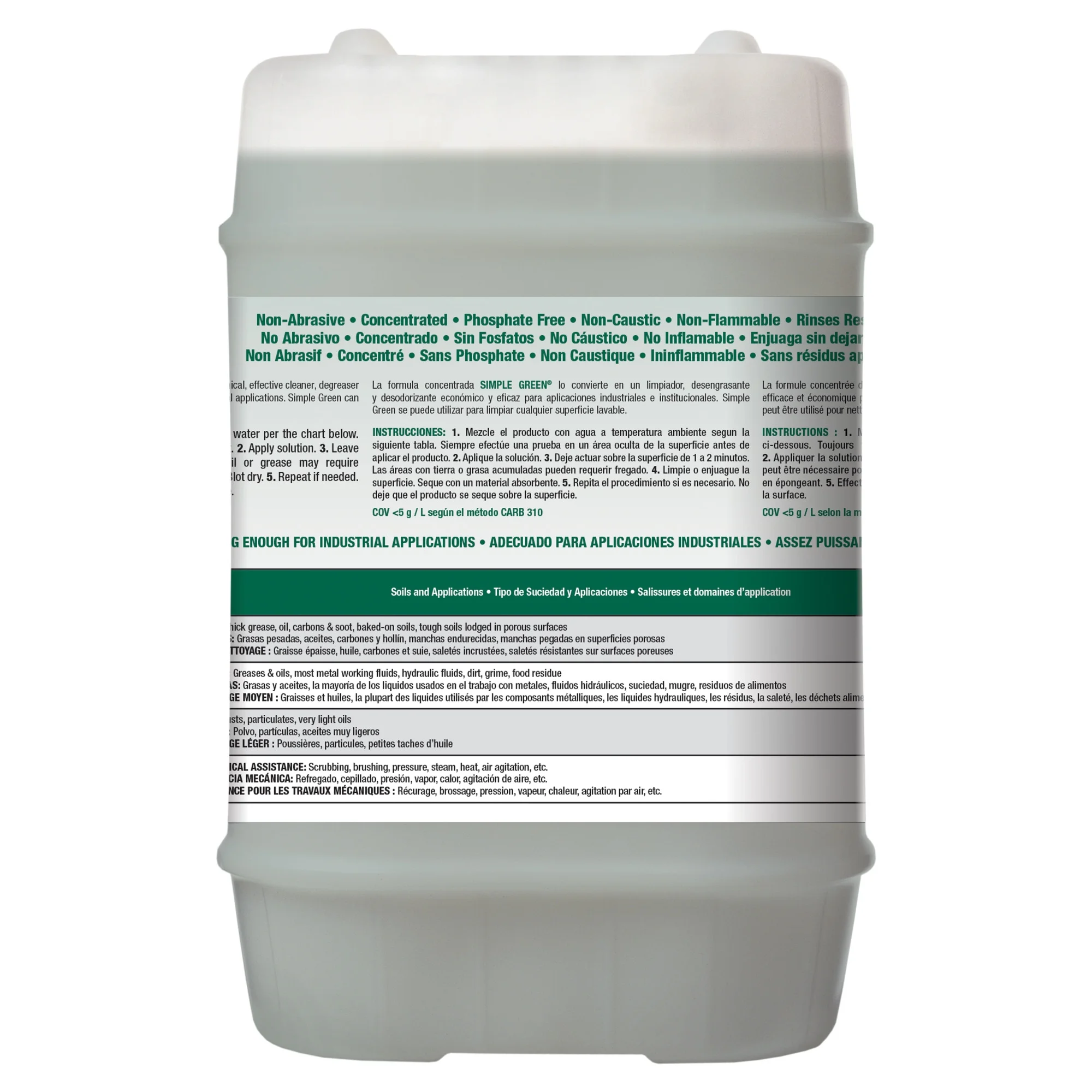 Simple Green 2700000113006 5 Gallon Concentrated Industrial Cleaner and Degreaser