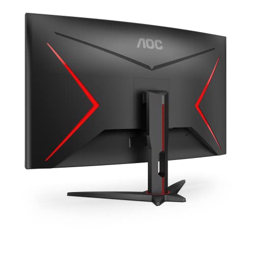 AOC C27G2Z 27" Curved Frameless Ultra-Fast Gaming Monitor, FHD 1080p, 0.5ms 240Hz, FreeSync, 2x HDMI 2.0, 1x Display Port, Height Adjustable