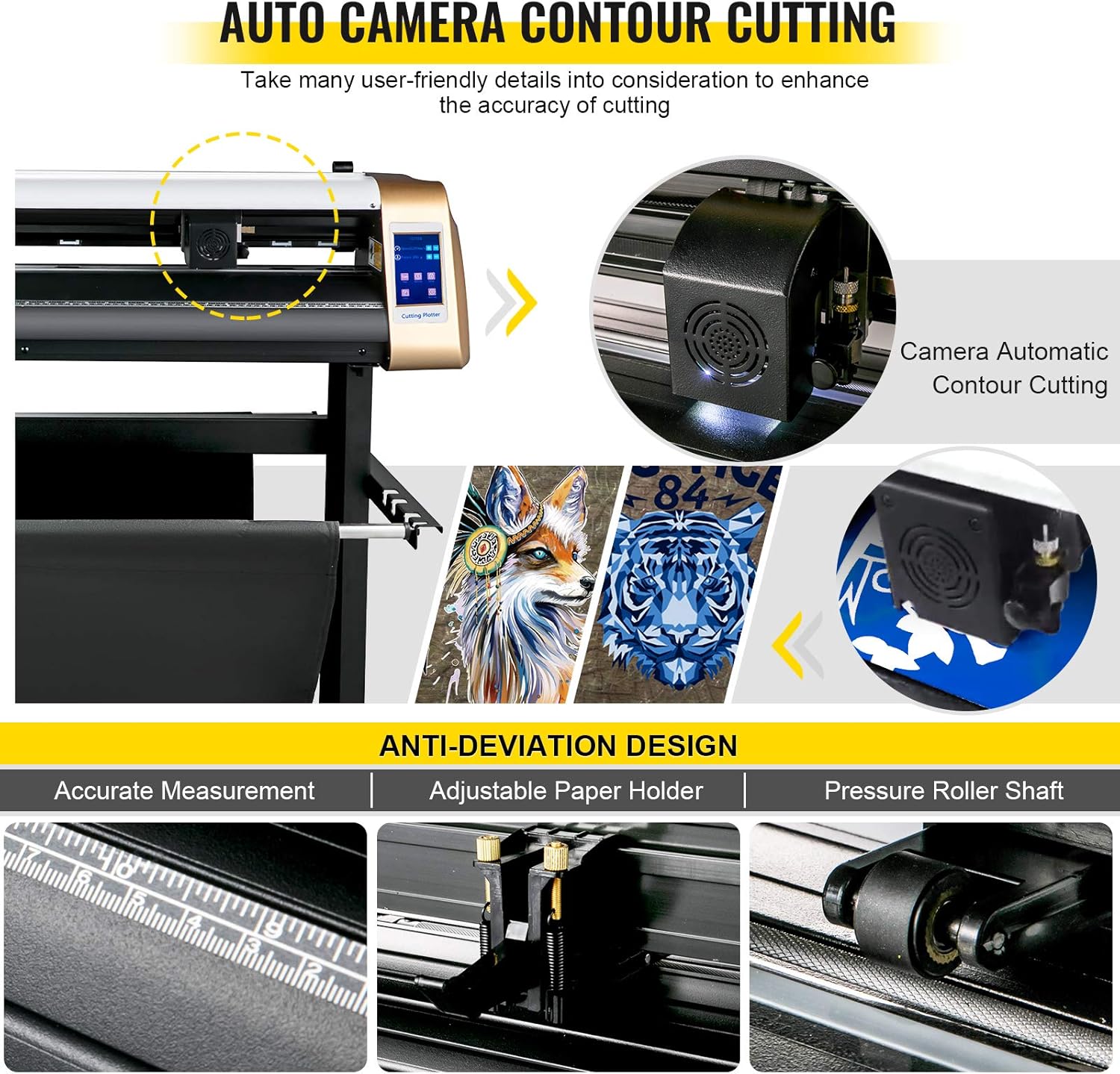 VEVOR Vinyl Cutter Machine, 720mm Cutting Plotter