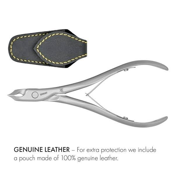 GERMANIKURE 5mm Tower Point Cuticle Nippers 1/2 (Half) Jaw, FINOX Surgical Stainless Steel