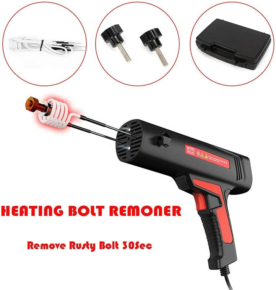Bolt Remover 110V 50/60Hz Induction Heating Bolt Remover Tool Multifunction Magnetic Induction Heater Car Truck Flameless Heat Body Repair Tool