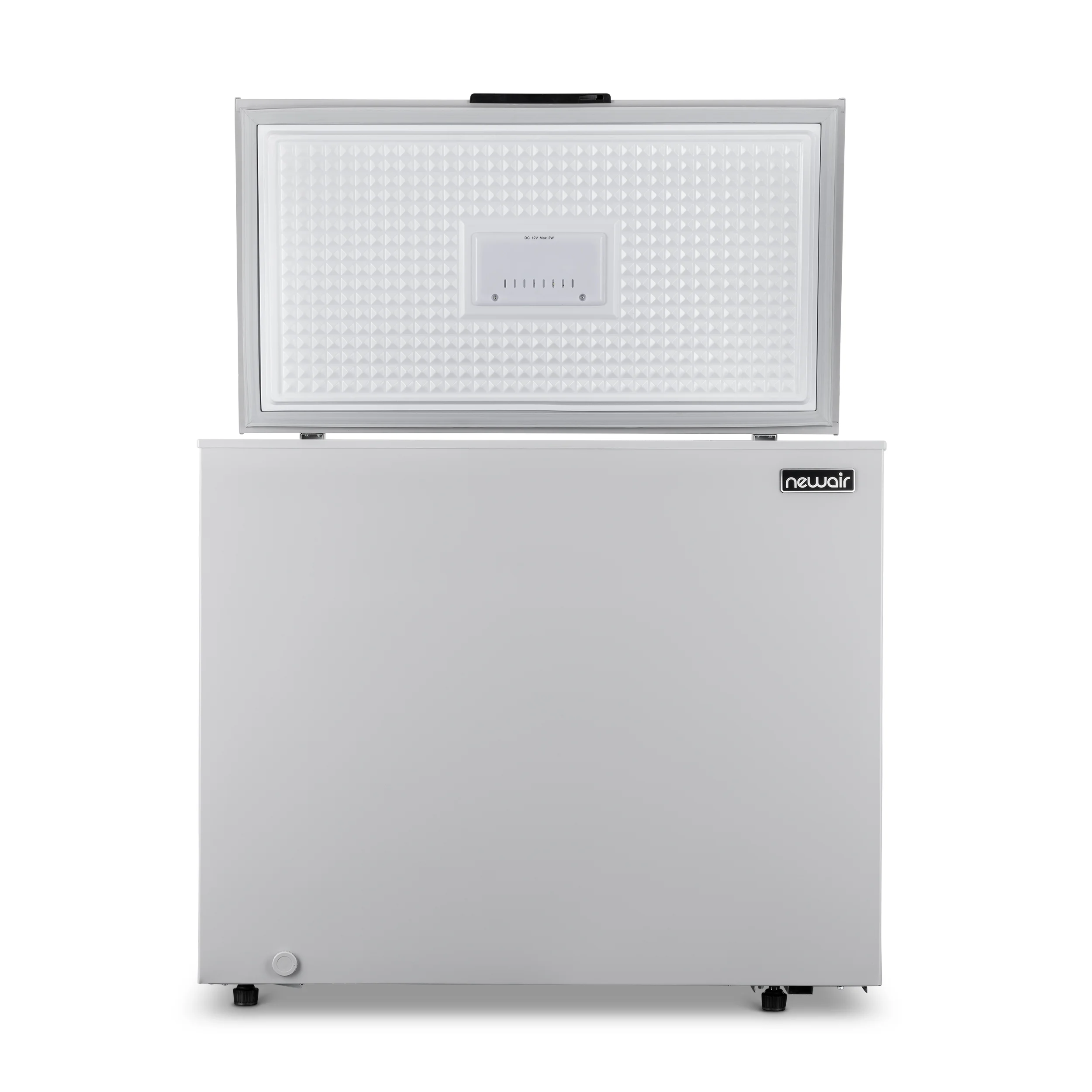 NewAir 6.7 Cu. Ft. Compact Chest Freezer in Cool Gray, Temperature Control, Fast Freeze Mode, Door Alarm, Wire Basket, Self-Diagnose Program