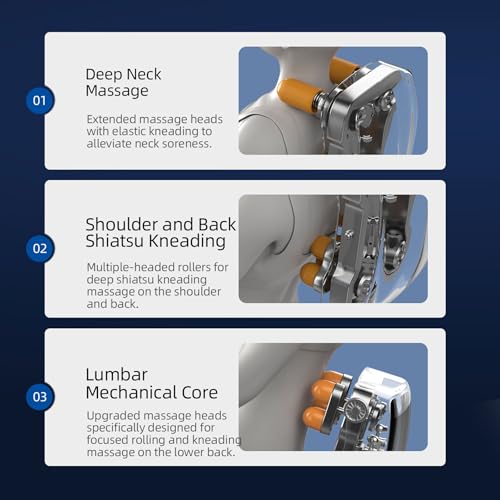 Massage Chair Full Body with Heat, Zero Gravity Shiatsu Massage Chair Recliner with & 5 Auto Modes, Foot Massage, Waist Back Heating