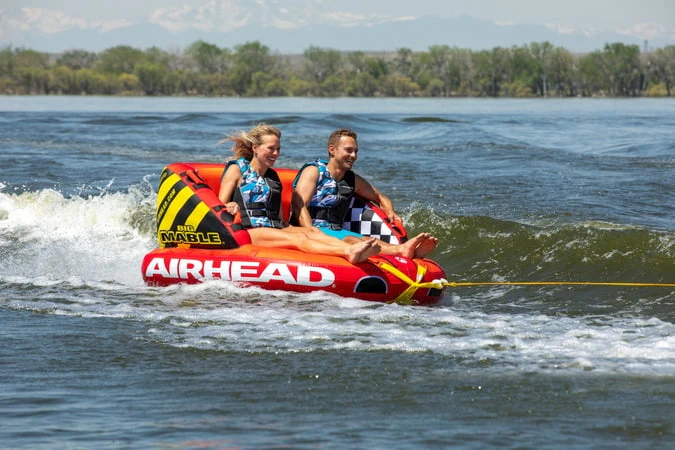 Sportsstuff Inflatable Big Mable Sitting Two Person Towable Tube