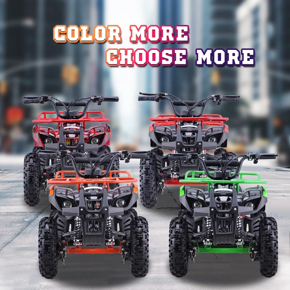 HOVER HEART Dirt Quad 500 for Kids Teenager, 36V Electric 4-Wheeler for Teens, X-Large Metal Frame, Speed Control, Suspension, Disc Brake