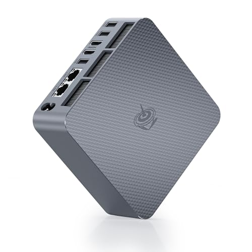 Beelink Mini PC EQR5 5825U AMD Ryzen 7 Processor(8C/16T, up to 4.5GHz), Micro Computer 16GB DDR4 500GB SSD Built-in PSU