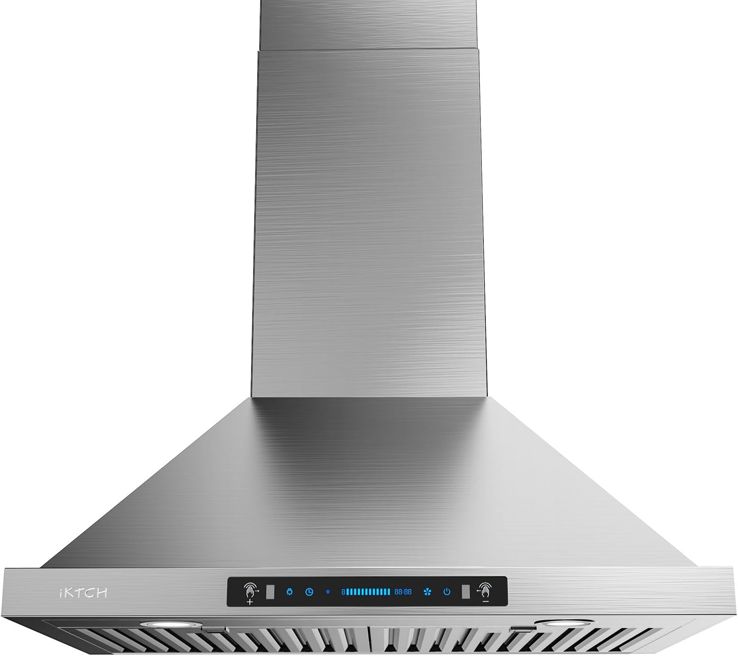 IKTCH 30-inch Wall Mount Range Hood 900 CFM Ducted/Ductless Convertible