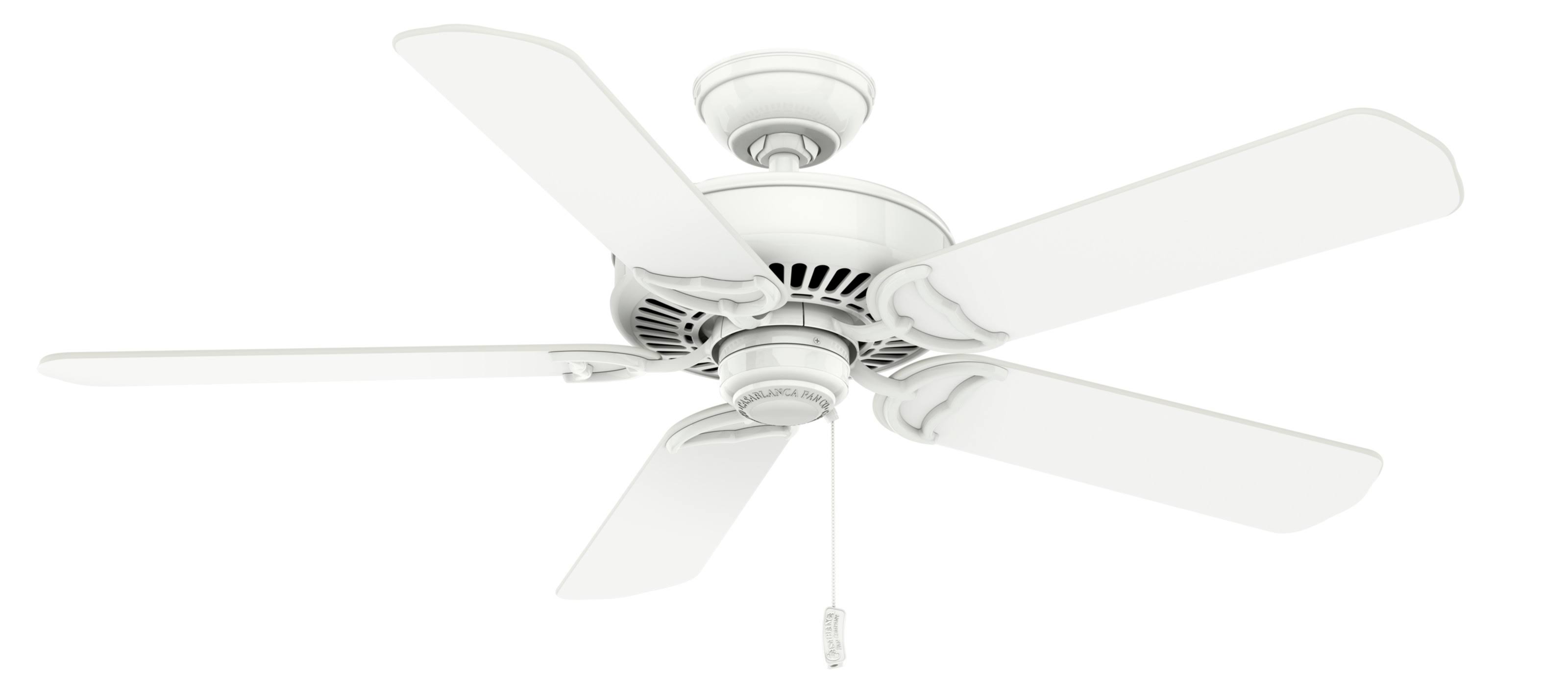 Casablanca 55021 Panama 58 inch Snow White Fan Motor Only