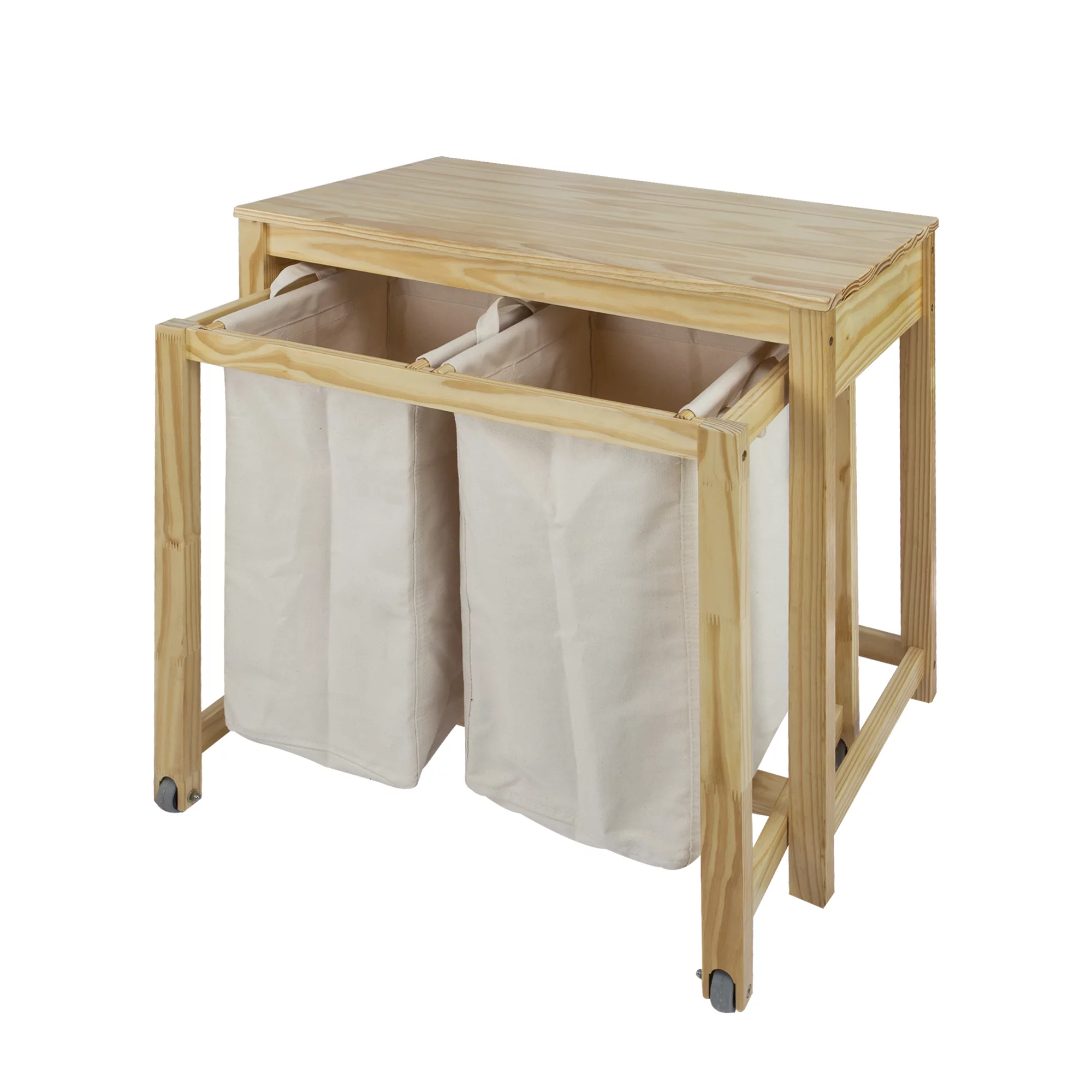 Casual Home Prep Laundry Hamper, Off-White