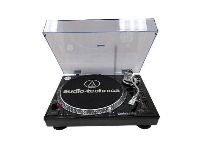 Audio Technica AT-LP120-USB Professional Turntable with Cartridge u0026 Knox