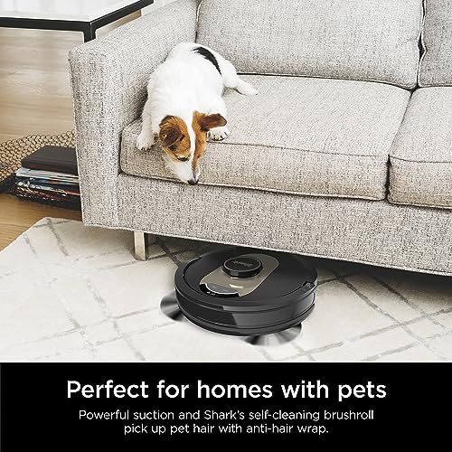 Shark AV2501AE AI Robot Vacuum with XL HEPA Self-Empty Base, Bagless, 60-Day Capacity, LIDAR Navigation, Perfect for Pet Hair, Compatible with Alexa