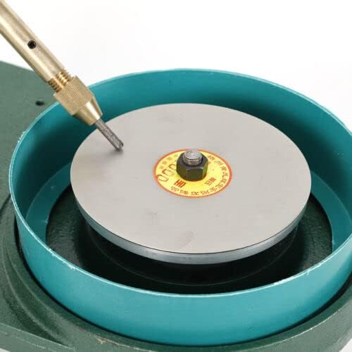 Gem Faceting Machine, 28000RPM 110V Jewelry Rock Bench Polishing Grinding Machine, 6 inch Polishing Disc's Diameter Jewel Angle Polisher