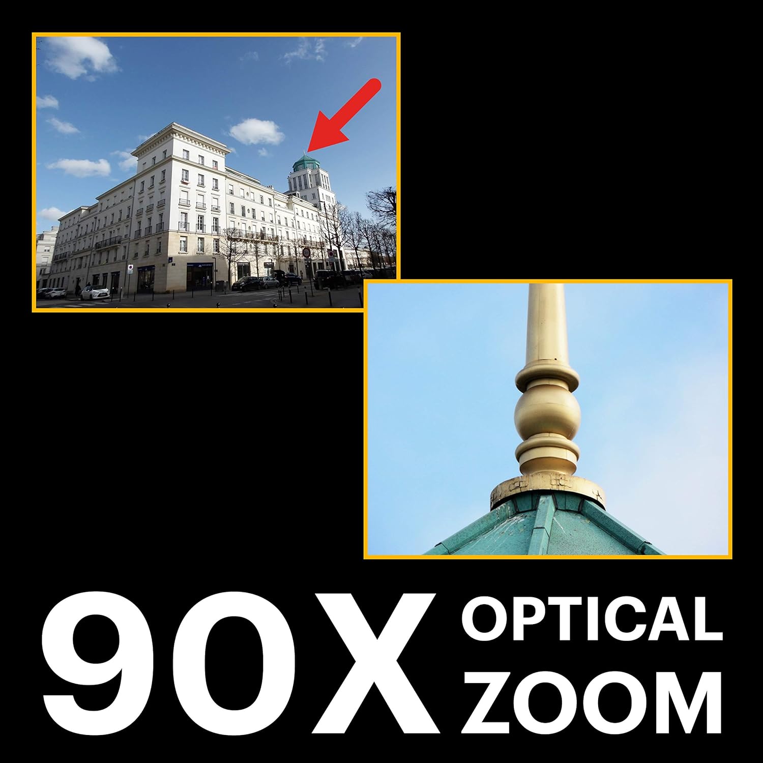 Kodak PIXPRO Astro Zoom AZ901-BK 20MP Digital Camera with 90X Optical Zoom and 3 LCD (Black)